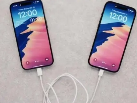 靖西苹果15维修店分享iPhone15可以给安卓充电吗 